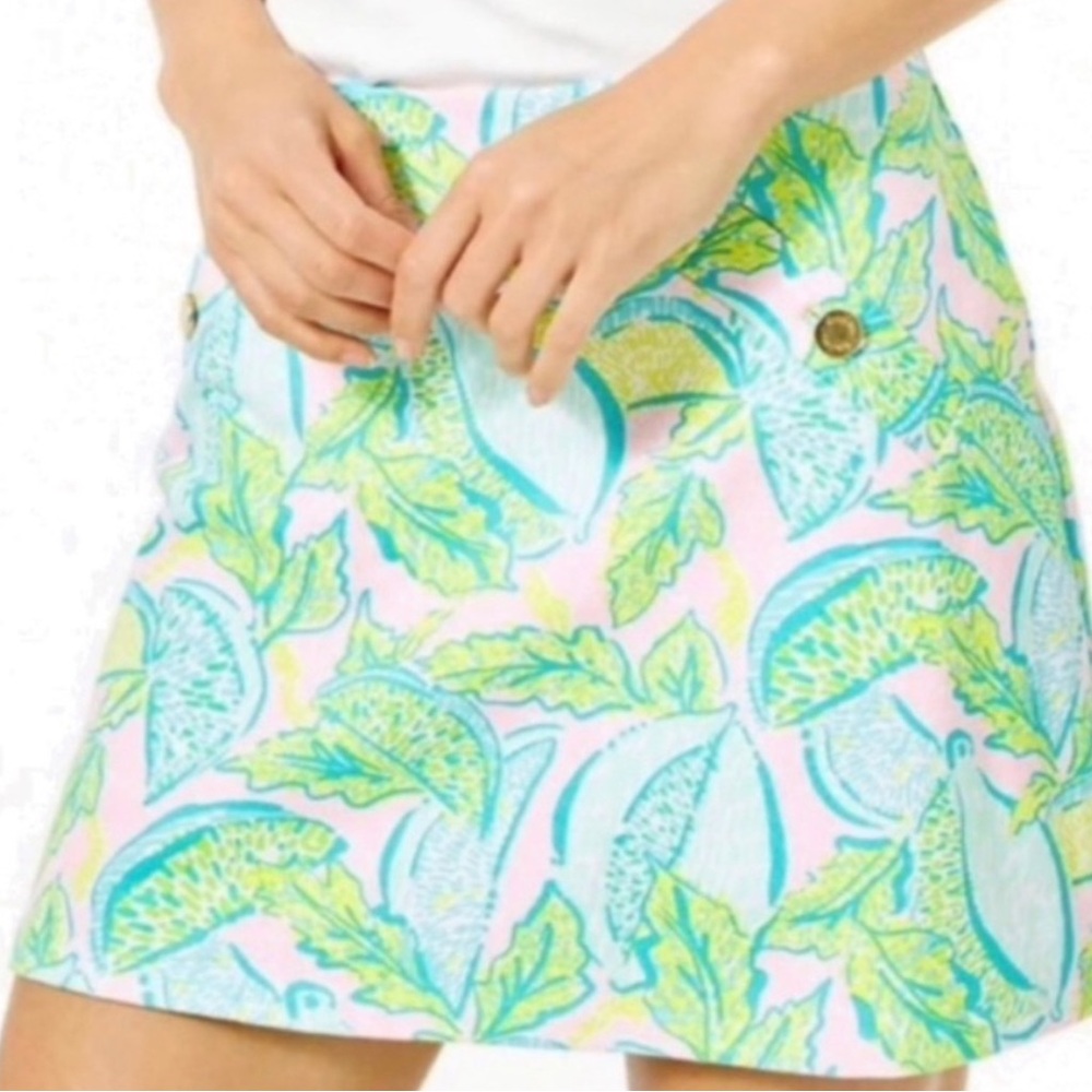 Lilly Pulitzer Madison skort in Urchin Pink Vitamin Sea print Size XL